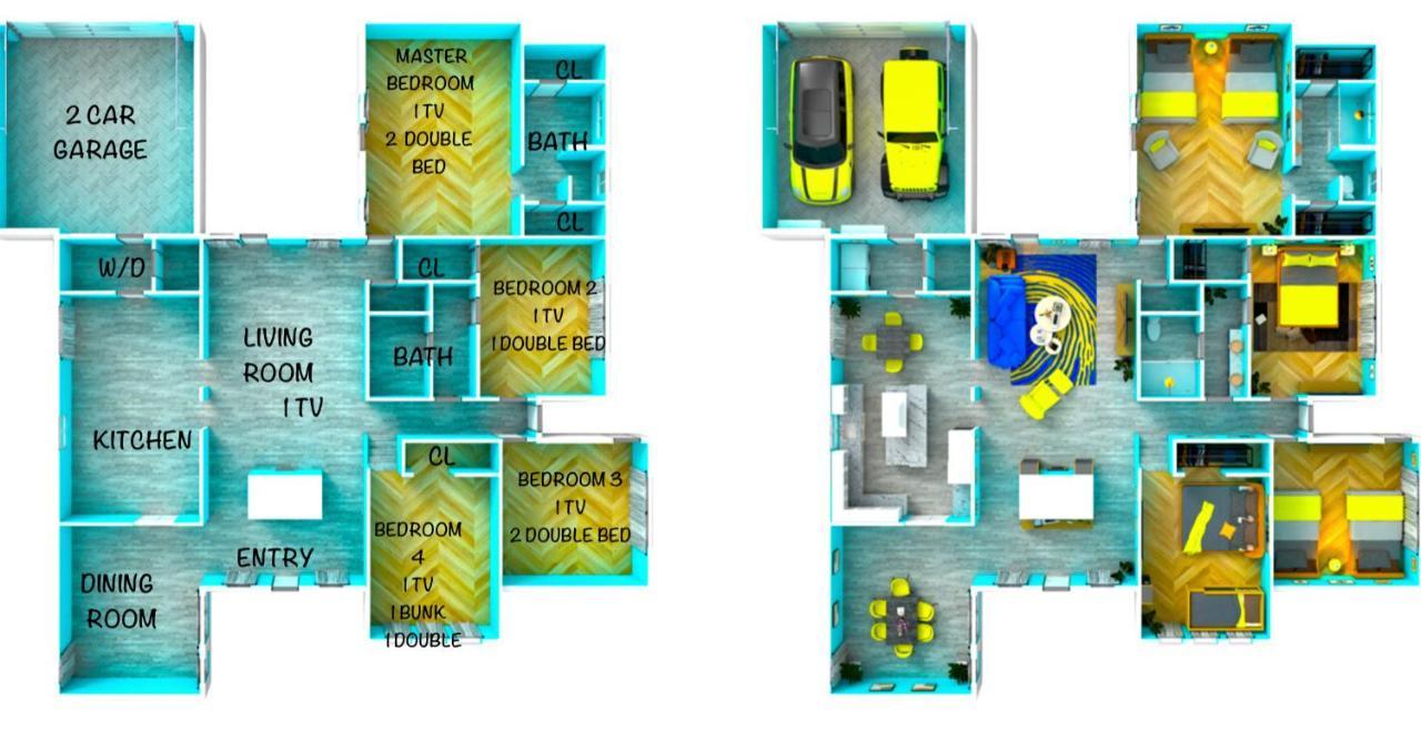 Pool House, 20 Minutes From Dt 4Bdr For 10 Guests - Winkleman Villa Houston Dış mekan fotoğraf